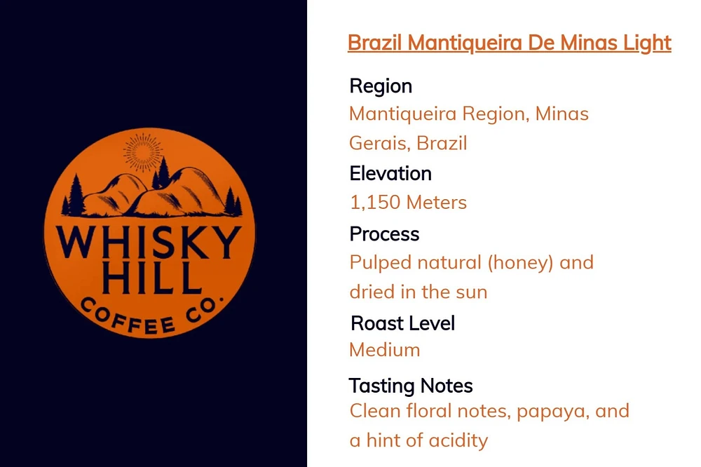 Whiskey Hill Coffee Co. - Brazilian Light