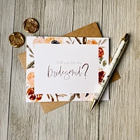 Bridesmaid Card - Loft Designs Canada