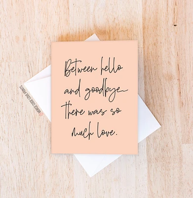 Between Card - Morse Code Love Prints