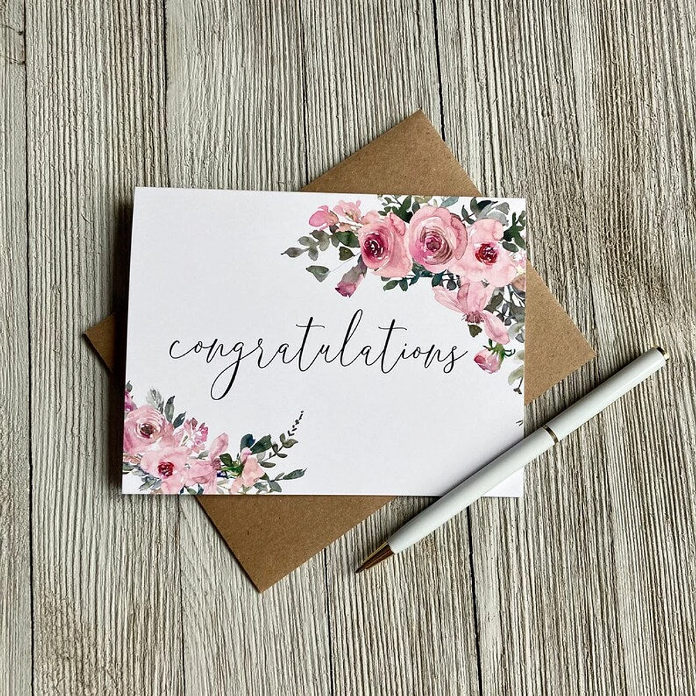 Congratulations Card - Loft Designs Canada