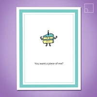 Cake Piece Card - Design Corner