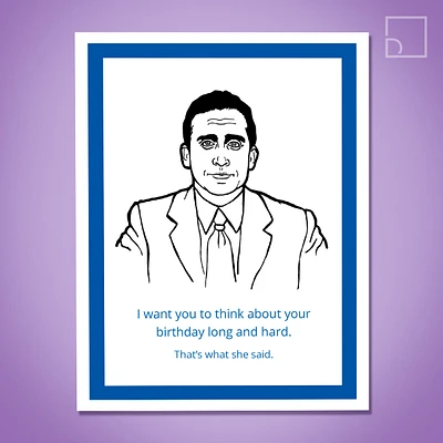 The Office Michael Card - Design Corner