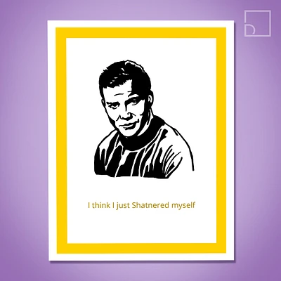 Star Trek Kirk Card - Design Corner