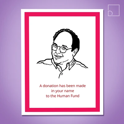 Seinfeld George Card - Design Corner