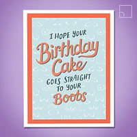 Boobs Birthday Card - Design Corner