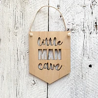 Little Man Cave Wall Flag - Etch'd Designs