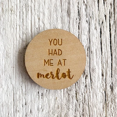 Merlot Magnet - Etch'd Designs