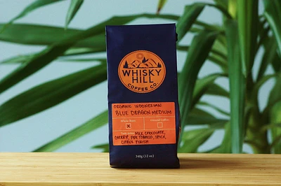 Whiskey Hill Coffee Co. - Organic Indonesian Blue Dragon Medium