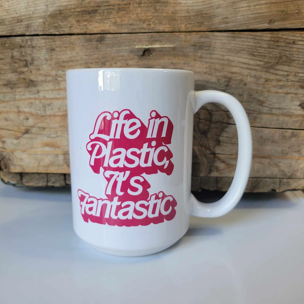 Life In Plastic, It's Fantastic Mug - All Decked Out