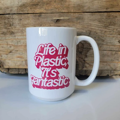 Life In Plastic, It's Fantastic Mug - All Decked Out