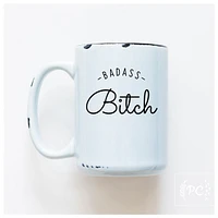 BADASS BITCH - MUG - PRAIRIE CHICK PRINTS