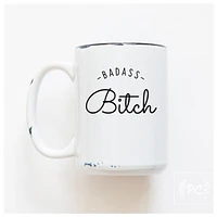 BADASS BITCH - MUG - PRAIRIE CHICK PRINTS