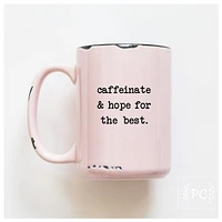CAFFEINATE - MUG - PRAIRIE CHICK PRINTS