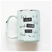 CALM YOUR TITS - MUG - PRAIRIE CHICK PRINTS