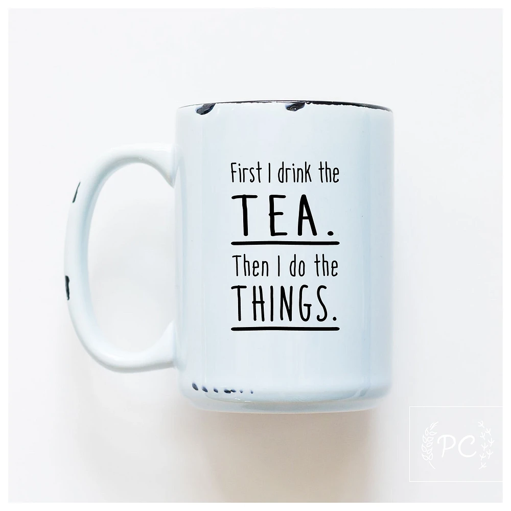 FIRST TEA - MUG - PRAIRIE CHICK PRINTS