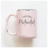 FUCKING MOTIVATED - MUG - PRAIRIE CHICK PRINTS