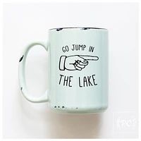GO JUMP IN THE LAKE - MUG - PRAIRIE CHICK PRINTS