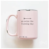 GO SEIZE THE DAY - MUG - PRAIRIE CHICK PRINTS