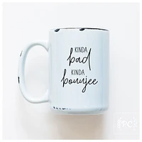 KINDA BAD KINDA BOUJEE - MUG - PRAIRIE CHICK PRINTS