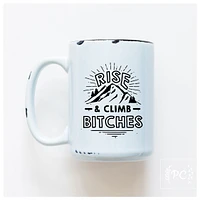 RISE AND CLIMB - MUG - PRAIRIE CHICK PRINTS