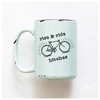 RISE AND RIDE - MUG - PRAIRIE CHICK PRINTS