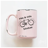 RISE AND RIDE - MUG - PRAIRIE CHICK PRINTS