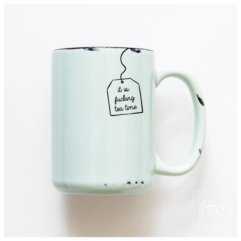 TEA TIME - MUG - PRAIRIE CHICK PRINTS