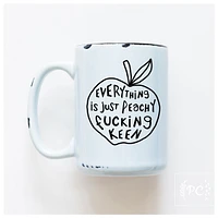 JUST PEACHY - MUG - PRAIRIE CHICK PRINTS