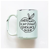 JUST PEACHY - MUG - PRAIRIE CHICK PRINTS