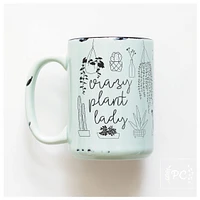 CRAZY PLANT LADY - MUG - PRAIRIE CHICK PRINTS