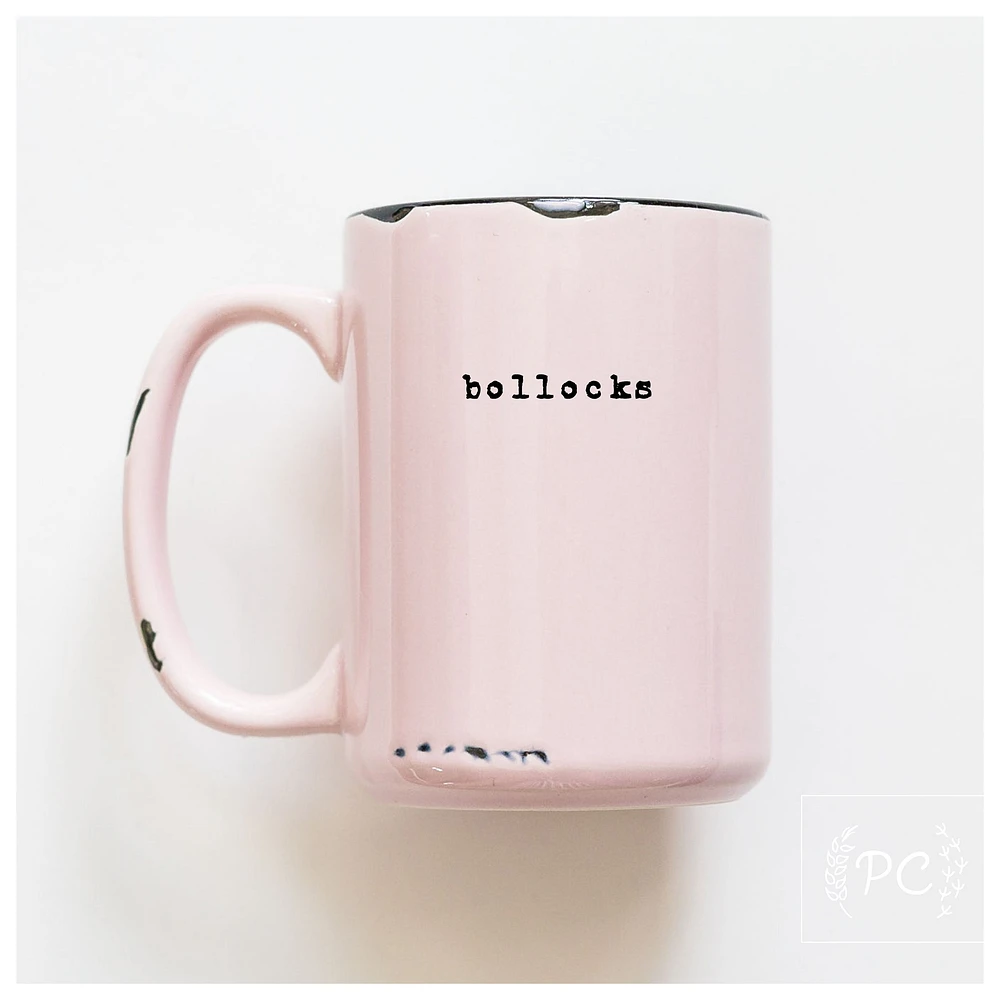 BOLLOCKS - MUG - PRAIRIE CHICK PRINTS
