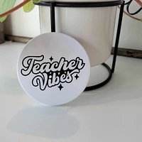 Teacher Vibes Coaster - All Decked Out