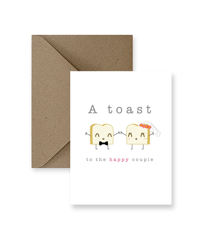 A Toast To The Happy Couple Card - IM Paper