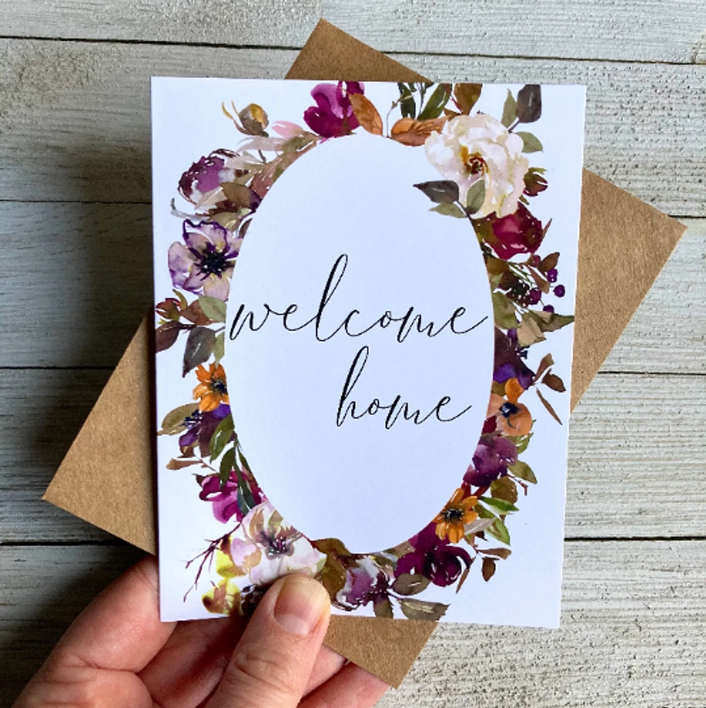 Welcome Home Card - Loft Designs Canada