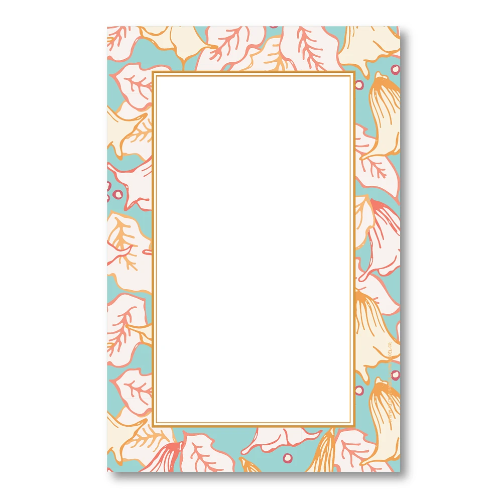 Angel Flower Memo Pad - Ampersand Illustration