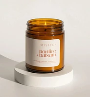 Bonfire & Balsam 9oz Candle / Misiyo Candle Co