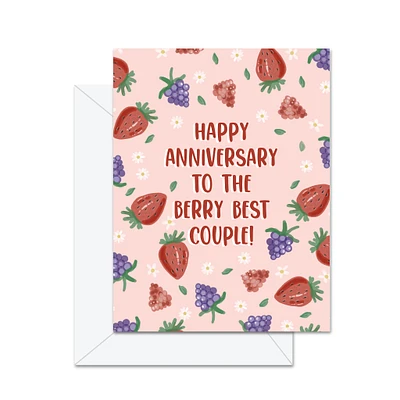 Berry Best Couple Card - Jaybee Designs