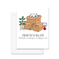 Congrats On The New Home Card - Jaybee Designs