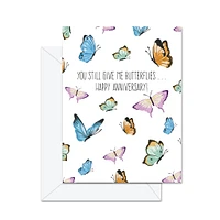 You Still Give Me Butterflies Card - Jaybee Designs