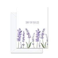 Sorry For Your Loss Card - Jaybee Designs