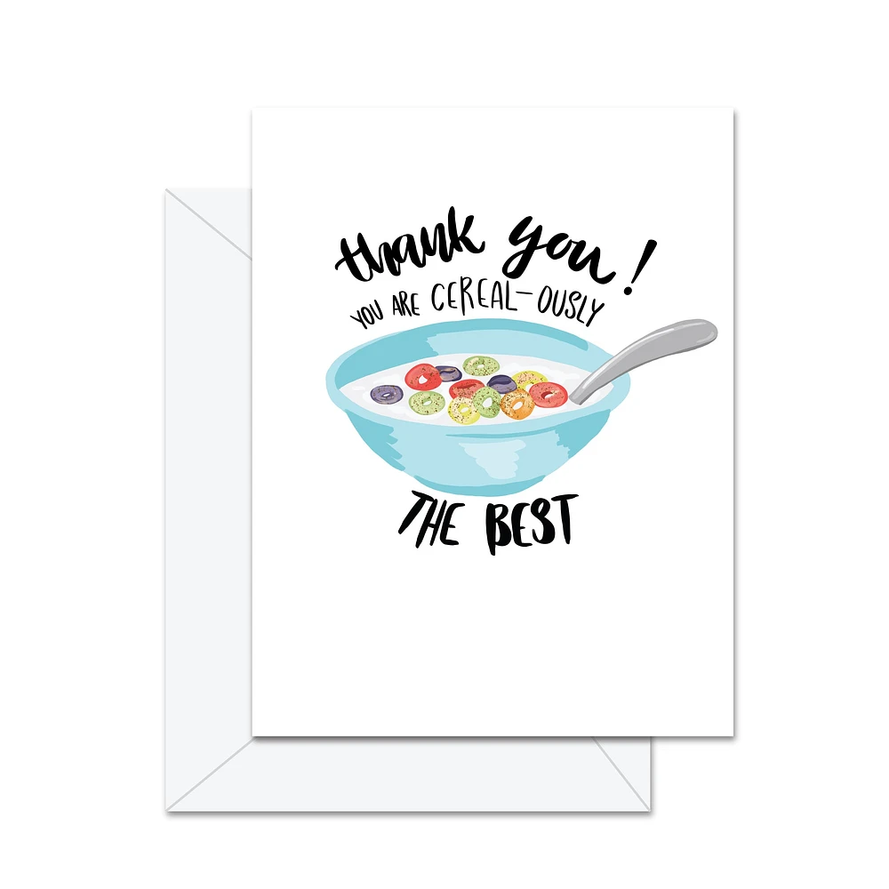 Cereal-ously The Best Card - Jaybee Designs