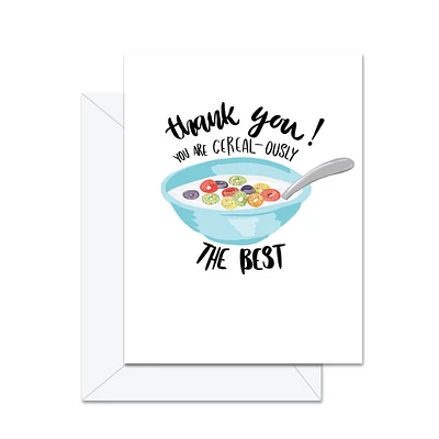 Cereal-ously The Best Card - Jaybee Designs