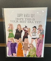 "Best Era Yet Happy Birth-tay" Taylor Swift Birthday Card - Jaybee Designs