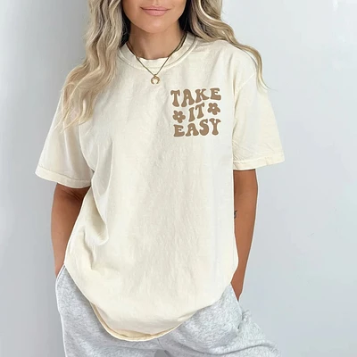 Take it Easy Luxe Tee - Darling Designz