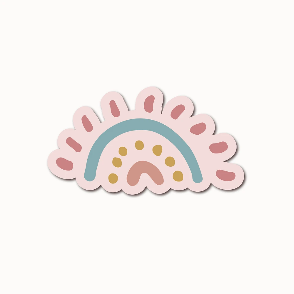 Rainbow Sticker - Ampersand Illustration