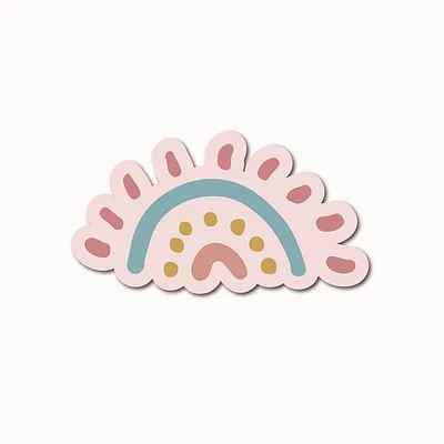 Rainbow Sticker - Ampersand Illustration