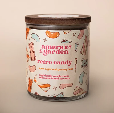Retro Candy 9oz Candle - Amera's Garden