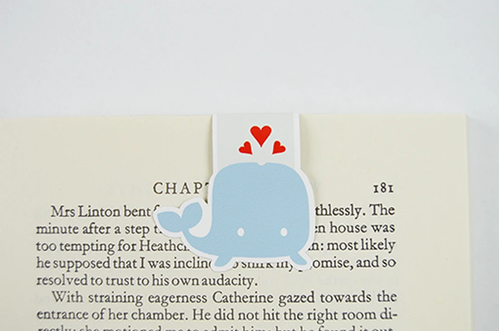 Whale -Magnetic Bookmark - IM Paper