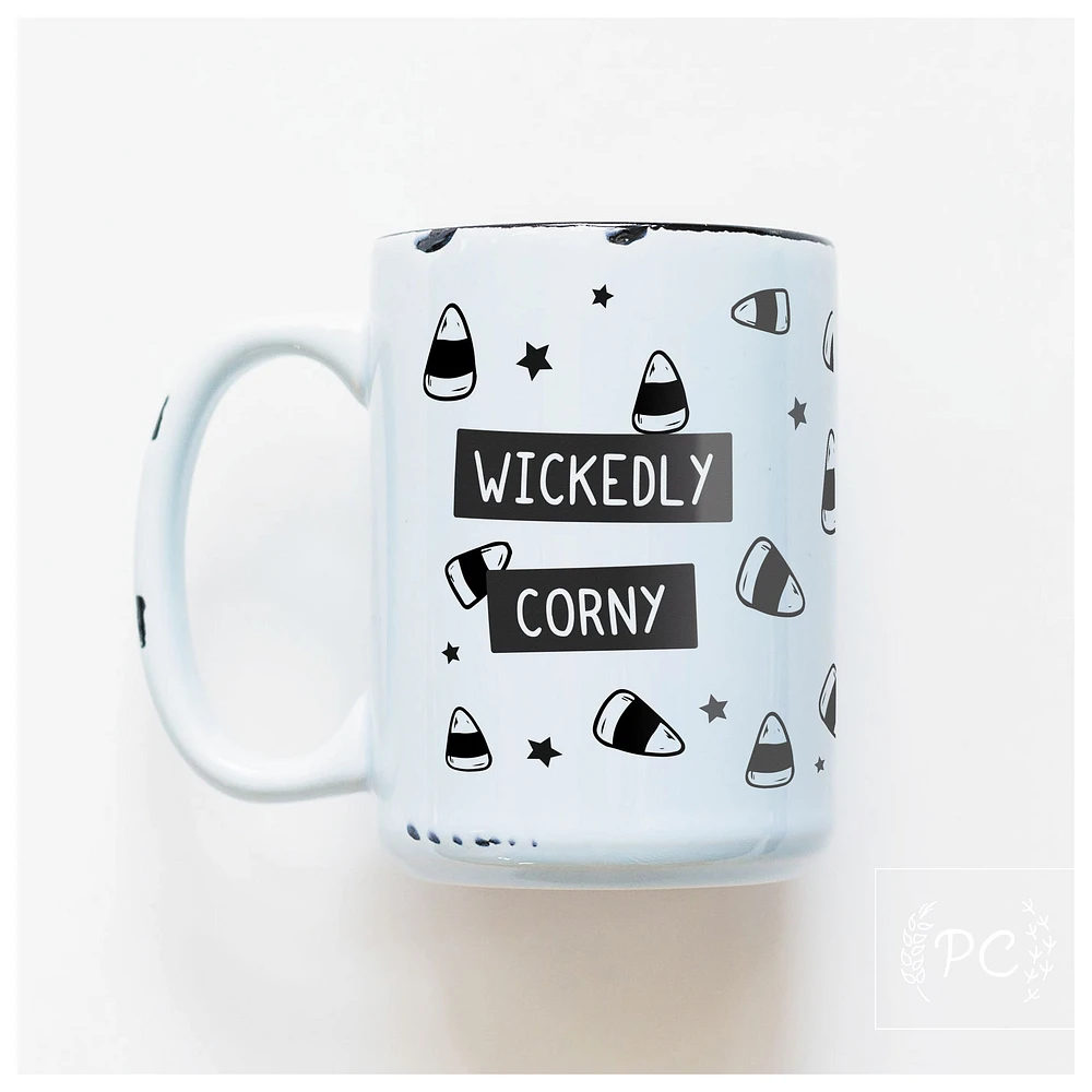 WICKEDLY CORNY - MUG - PRAIRIE CHICK PRINTS