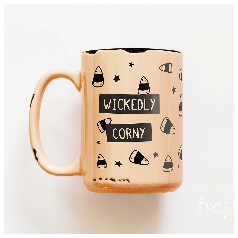WICKEDLY CORNY - MUG - PRAIRIE CHICK PRINTS